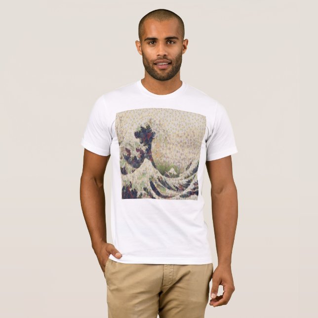 Die große Welle der Honeydew Melon Kunsthandwerk T-Shirt (Vorne ganz)