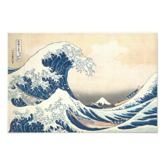 Die große Welle der japanischen Kunst vor Kanagawa Fotodruck