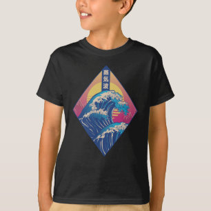 Die große Welle der Vaporwave T-Shirt