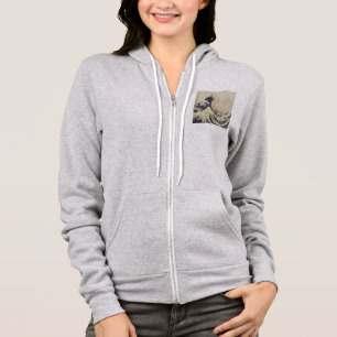Die große Welle des Honigmelonen-Feinart-Spoofs Hoodie