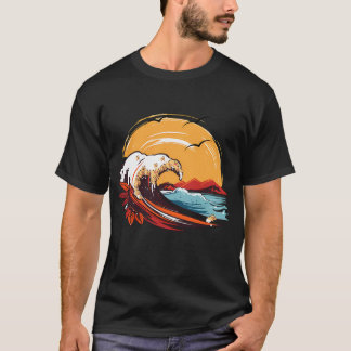 Die große Welle des Mops T-Shirt