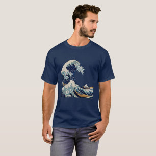 Die große Welle durch Hokusai Grafik-T - Shirt