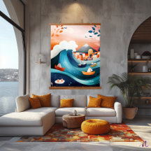 Die große Welle hat sich wieder erholt: Moderne El