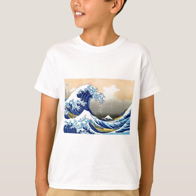Die große Welle - Hokusai T-Shirt (Vorderseite)
