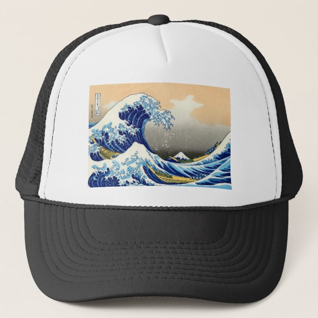 Die große Welle - Hokusai Truckerkappe (Vorderseite)