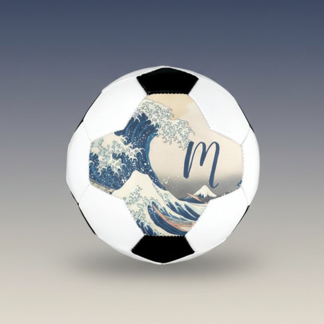 Die große Welle - Japanische Kunst Fußball (Von Creator hochgeladen)