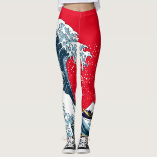Die große Welle Leggings