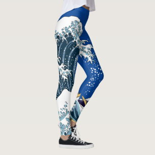 Die große Welle Leggings