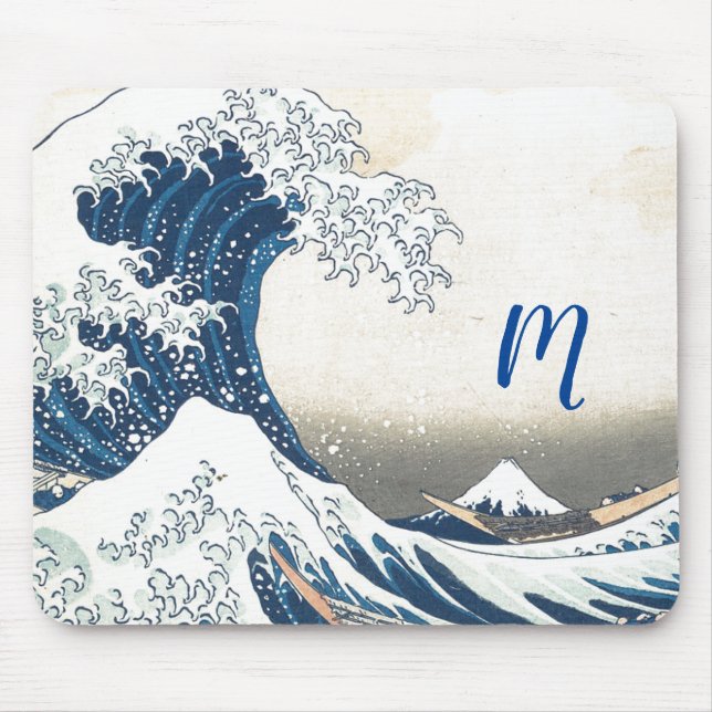 Die große Welle  Mousepad (Vorne)