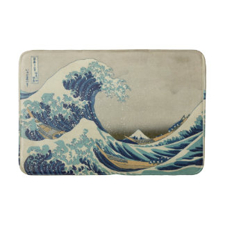 Die große Welle Mt Fuji Badematte