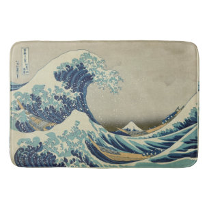Die große Welle Mt Fuji Badematte