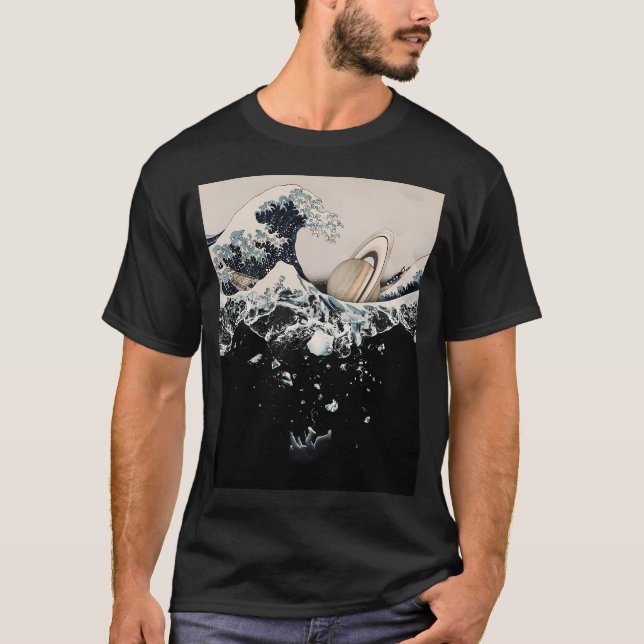 Die große Welle T-Shirt (Vorderseite)