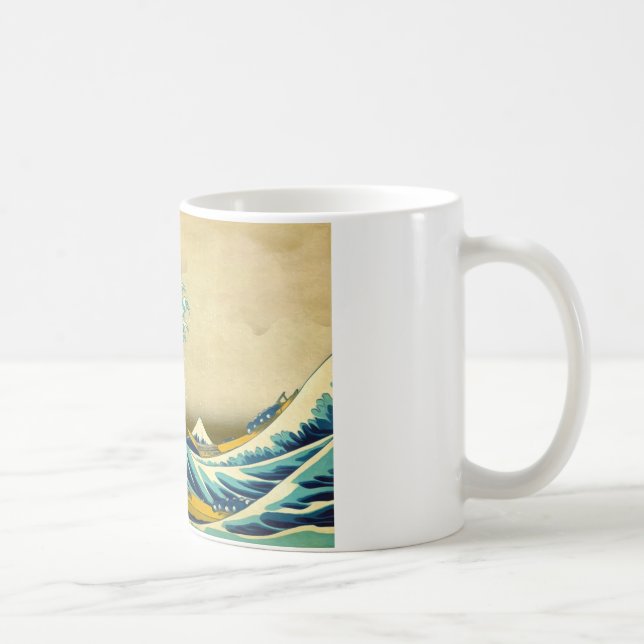 Die große Welle Tasse (Rechts)