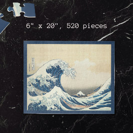 Die große Welle - Vintage japanische Kunst Puzzle