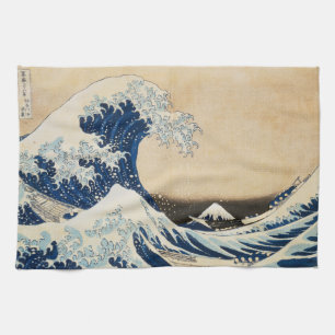 Die große Welle von Hokusai vor Kanagawa Geschirrtuch