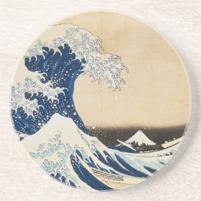 Die große Welle von Hokusai vor Kanagawa Getränkeuntersetzer (Vorne)