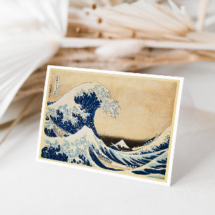Die große Welle von Hokusai vor Kanagawa Karte