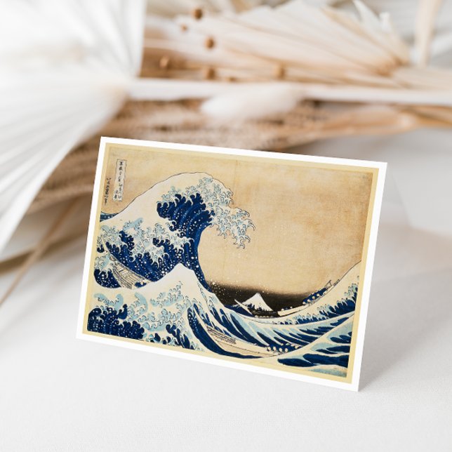 Die große Welle von Hokusai vor Kanagawa Karte (Von Creator hochgeladen)