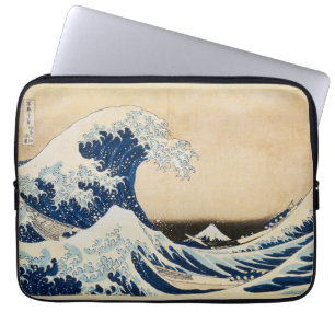 Die große Welle von Hokusai vor Kanagawa Laptopschutzhülle