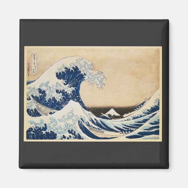 Die große Welle von Hokusai vor Kanagawa Magnet (Vorne)