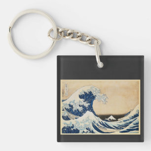 Die große Welle von Hokusai vor Kanagawa Schlüsselanhänger