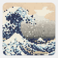 Die große Welle von Kanagawa 8 Bit Pixel Art