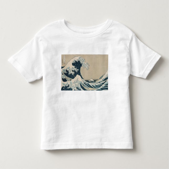 Die große Welle von Kanagawa, Ansichten vom Kleinkind T-shirt (Vorderseite)