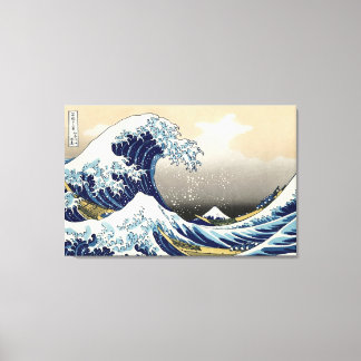 Die große Welle von Kanagawa Canvas Print Leinwanddruck