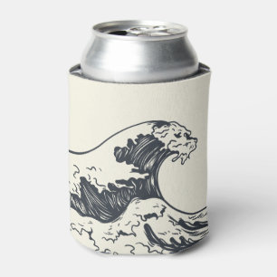 Die große Welle von Kanagawa-Illustration Dosenkühler