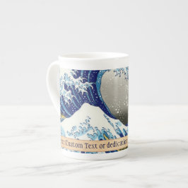 Die große Welle von Kanagawa Katsushika Hokusai ar Prozellantasse