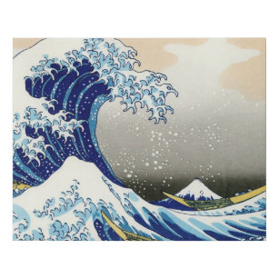 Die große Welle von Kanagawa Katsushika Hokusai Me Künstlicher Leinwanddruck