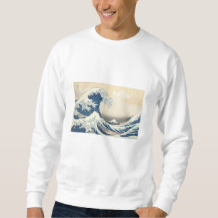 Die große Welle von Kanagawa - Katsushika Hokusai Sweatshirt