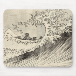 Die große Welle (von Katsushika Hokusai) Mousepad