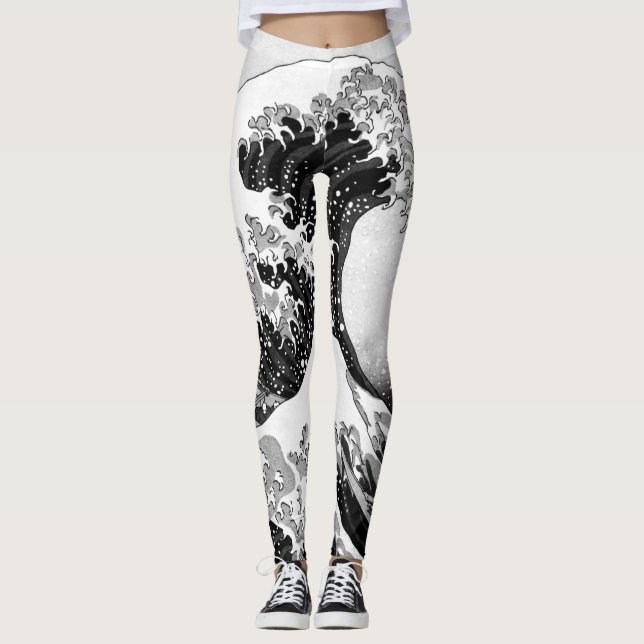 Die große Welle vor den Leggings von Kanagawa (神 奈 (Vorderseite)