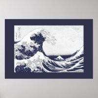 Die Große Welle vor Kanagawa (神 奈 川 沖 浪 裏)