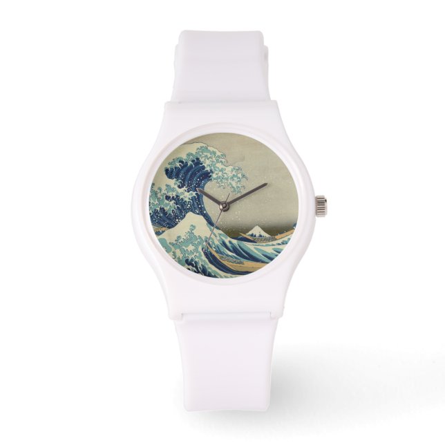Die große Welle vor Kanagawa Armbanduhr (Vorderseite)