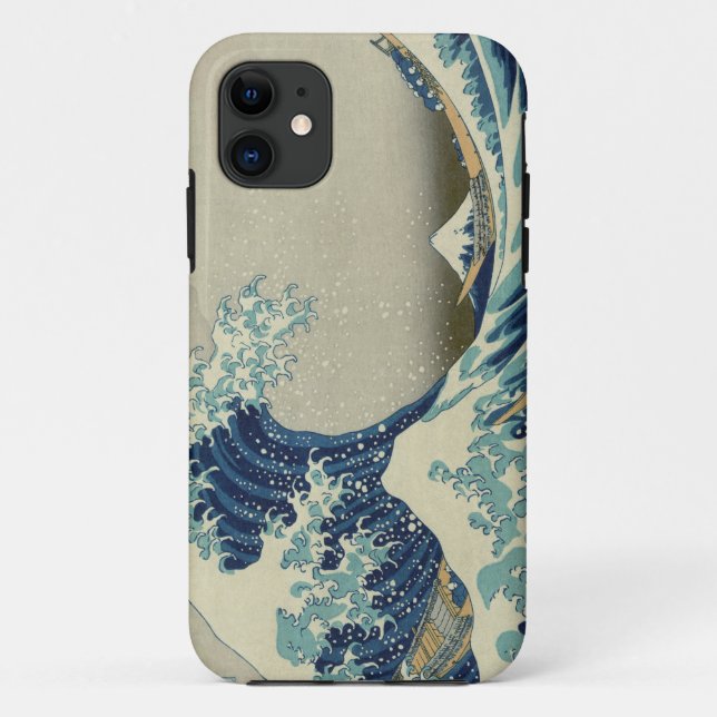 Die große Welle vor Kanagawa Case-Mate iPhone Hülle (Rückseite)