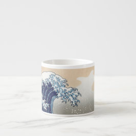 Die große Welle vor Kanagawa Espressotasse