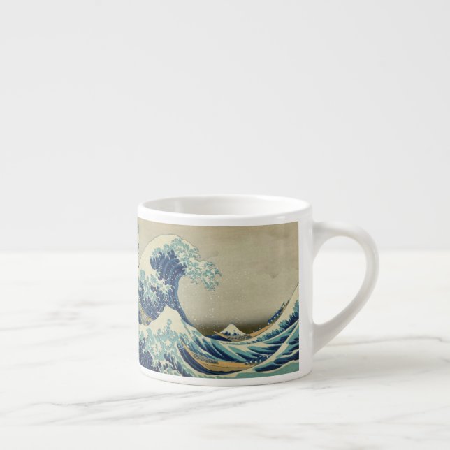 Die große Welle vor Kanagawa Espressotasse (Rechts)