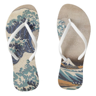 Die große Welle vor Kanagawa Flip Flops