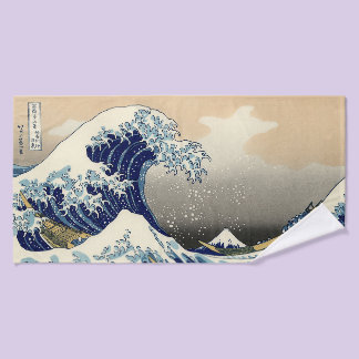 Die große Welle vor Kanagawa Hokusai Badehandtuch