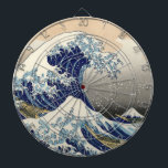 Die große Welle vor Kanagawa Hokusai Dartscheibe<br><div class="desc">Die große Welle von Hokusai vor Kanagawa. Schönes Meisterwerk einer Großen Welle,  eines der berühmtesten Kunstwerke der ganzen Zeit. Erhältlich auf vielen hochwertigen Geschenkideen und künstlerischen Bekleidung.</div>