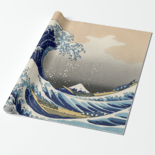 Die große Welle vor Kanagawa Hokusai Geschenkpapier