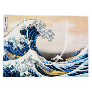 Die große Welle vor Kanagawa, Hokusai Große Geschenktüte