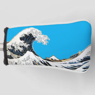 Die große Welle vor Kanagawa Hokusai, japanische K Golf Headcover