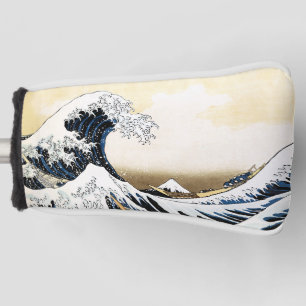 Die große Welle vor Kanagawa Hokusai, japanische K Golf Headcover