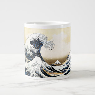 Die große Welle vor Kanagawa Hokusai, japanische K Jumbo-Tasse