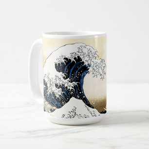Die große Welle vor Kanagawa Hokusai, japanische K Kaffeetasse