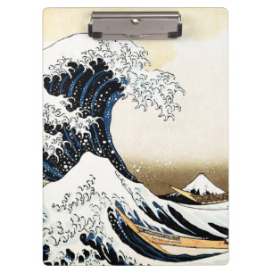 Die große Welle vor Kanagawa Hokusai, japanische K Klemmbrett
