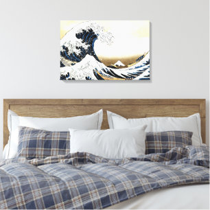 Die große Welle vor Kanagawa Hokusai, japanische K Leinwanddruck